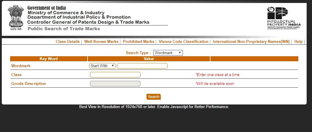 trademark database